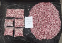 60,000 ലിറിക്ക കാപ്സ്യൂളുകൾ പിടിച്ചെടുത്തു