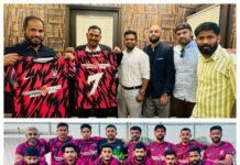 സ്പാർക്സ് എഫ്. സി. ജേഴ്സി പ്രകാശനം ചെയ്തു