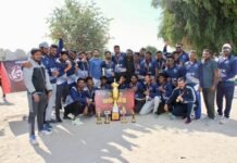 എഫ് എഫ് സി  ക്രിക്കറ്റ് ലീഗ് സീസൺ 8;  എസ് സി സി ടീം ജേതാക്കൾ