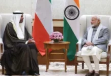 കുവൈറ്റ് വിദേശകാര്യ മന്ത്രി നരേന്ദ്രമോദിയുമായി കൂടിക്കാഴ്ച നടത്തി
