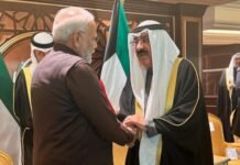 അറേബ്യൻ ഗൾഫ് കപ്പ് ഉദ്ഘാടന ചടങ്ങിൽ പങ്കെടുത്ത് പ്രധാനമന്ത്രി