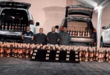 919 കുപ്പി വിദേശമദ്യവുമായി ഇന്ത്യക്കാരൻ ഉൾപ്പെടെ നാല് പേർ അറസ്റ്റിൽ