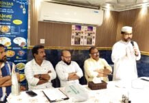 ഹാജിമാർക്ക് ഹൃദ്യമായ യാത്രയയപ്പ് നൽകി ഷാർജ കെ എം സി സി നാട്ടിക മണ്ഡലം കമ്മിറ്റി