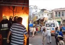 ചാർമിനാറിന് സമീപം വൻ തീപിടിത്തം, 17 പേര് മരിച്ചു