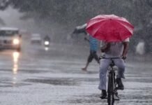 മഴ;7 ജില്ലയിൽ ഇന്ന് മഞ്ഞ അലർട്ട്