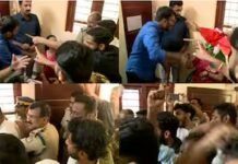 ഇംഗ്ലീഷ് മീഡിയം നിർത്തലാക്കിയതിനെതിരെ സ്കൂളിൽ രക്ഷിതാക്കളുടെ പ്രതിഷേധം