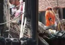 ഡൽഹിയിൽ കെട്ടിടം തകർന്നുവീണുണ്ടായ അപകടം; രണ്ട് മരണം