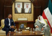 കുവൈറ്റ് പ്രധാനമന്ത്രിയുമായി കൂടിക്കാഴ്ച നടത്തി ഇന്ത്യൻ അംബാസഡർ