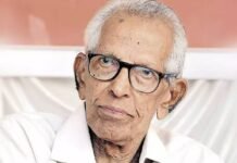 പ്രൊഫ. എം കെ സാനു അന്തരിച്ചു