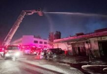 ഷുവൈഖിലെ മെറ്റൽ ഫാക്ടറിയിൽ തീപിടുത്തം; ഭാഗികമായി കത്തിനശിച്ചു