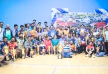 അജപാക്ക് ട്രാവൻകൂർ ട്രോഫിക്ക് വേണ്ടിയുള്ള ബാഡ്മിൻറൺ ടൂർണമെന്റ് ആവേശകരമായി