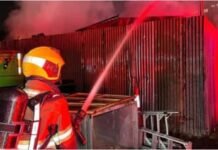 തൊഴിലാളികളുടെ താമസസ്ഥലത്ത് തീപിടിത്തം