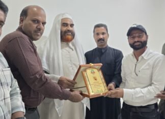 കുവൈറ്റ് അജ്വ കമ്മിറ്റി ജനാബ് അഷ്റഫ് പന്താവൂരിനെ ആദരിച്ചു