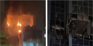 കുവൈത്തിലെ മംഗഫ് മേഖലയിൽ താമസ കെട്ടിടത്തിൽ ഡ്രോൺ ആക്രമണത്തിന് പിന്നാലെ തീപിടിത്തം ; രണ്ട് പേർക്ക് പരിക്കേറ്റു