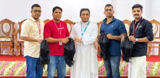 സംസ്ഥാനത്ത് ക്യാൻസർ രോഗികൾക്ക് വിഗ്ഗ് നിർമിക്കാൻ ഏറ്റവും കൂടുതൽ മുടി നൽകി ബി ഡി കെ കാസർഗോഡ്