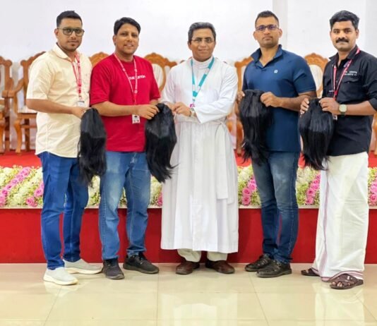 സംസ്ഥാനത്ത് ക്യാൻസർ രോഗികൾക്ക് വിഗ്ഗ് നിർമിക്കാൻ ഏറ്റവും കൂടുതൽ മുടി നൽകി ബി ഡി കെ കാസർഗോഡ്