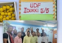 ഒഐസിസി കുവൈറ്റ് ഇടുക്കി ജില്ലാ കമ്മിറ്റി വിജയാഘോഷം നടത്തി