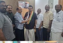 ജേക്കബ് ചണ്ണപ്പേട്ടയും കാർത്തിക് നാരായണനും ഇൻകാസ് കുവൈറ്റിന്റെ അംഗത്വം സ്വീകരിച്ചു