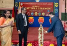 ഐസിഎസ്കെ അമ്മാൻ ബ്രാഞ്ചിൽ പുതിയ വിദ്യാർത്ഥി സെനറ്റ് ചുമതലയേറ്റു