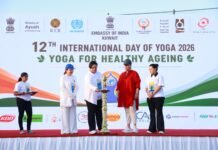 അന്താരാഷ്ട്ര യോഗ ദിനം വിപുലമായി ആഘോഷിച്ച് കുവൈത്ത്