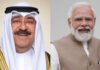കുവൈത്ത് അമീറുമായി ഫോണിൽ സംസാരിച്ചു പ്രധാനമന്ത്രി മോദി; കുവൈത്തിന്റെ പരമാധികാരത്തിന് ഇന്ത്യയുടെ പിന്തുണ ആവർത്തിച്ചു