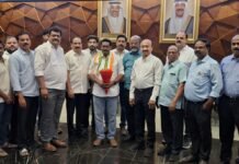 ഇൻകാസ് കുവൈത്ത് ‘ഓണപ്പെരുമ 2026’; മുഖ്യാതിഥി ഉല്ലാസ് കോവൂർ എം.എൽ.എയ്ക്ക് വിമാനത്താവളത്തിൽ സ്വീകരണം നൽകി